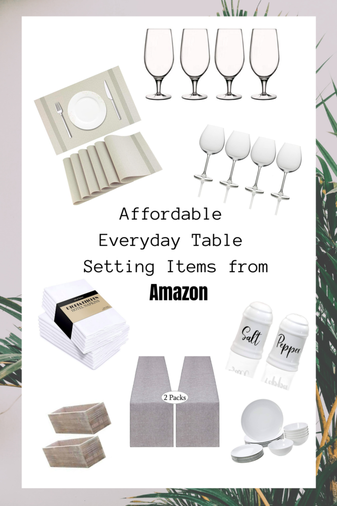 Affordable Amazon Finds for every an every day table setting